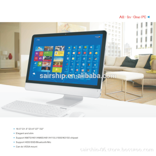 Intel Core i3 all in one pc all in oen barebone H81 all in one pc Haswell all in one pc